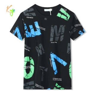 Chlapecké tričko kr.r. Kugo MC9876 černé